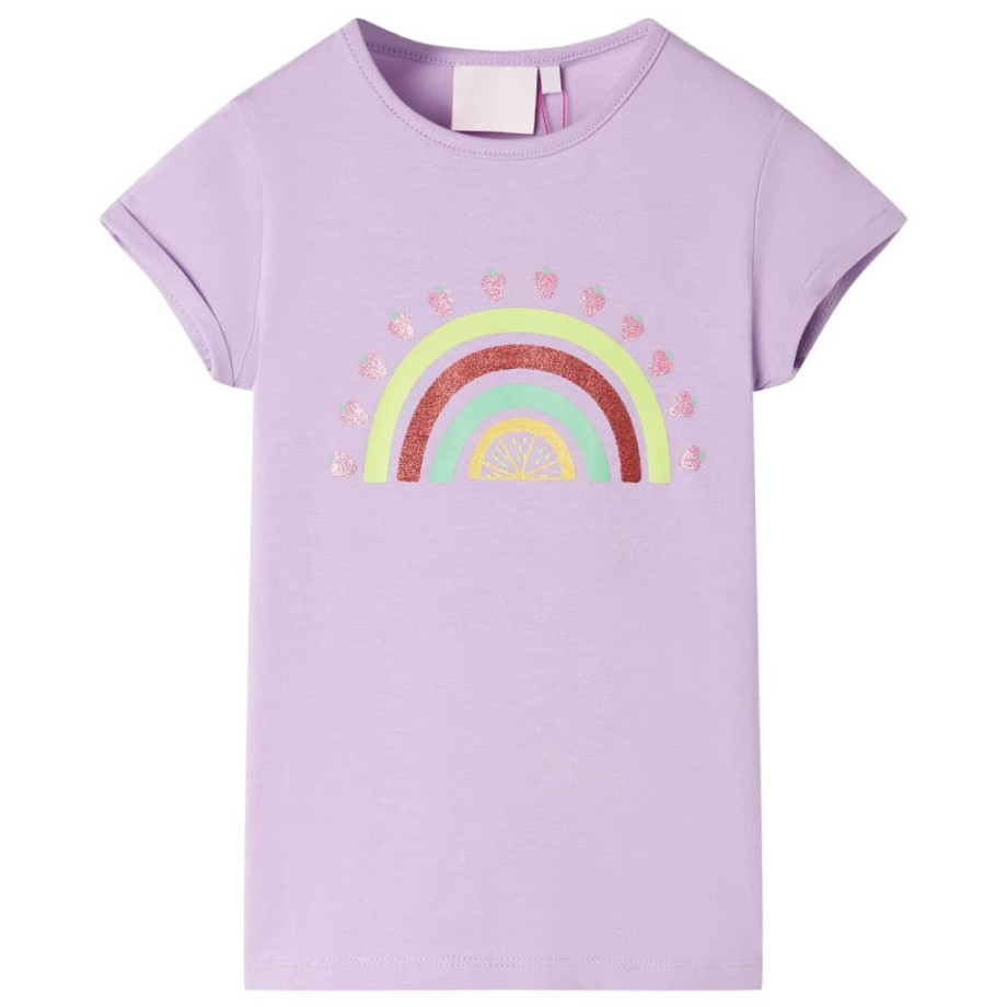 vidaXL Kindershirt 116 lila afbeelding 1