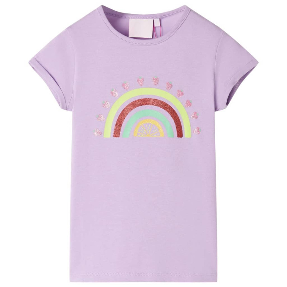 vidaXL Kindershirt 140 lila afbeelding 1