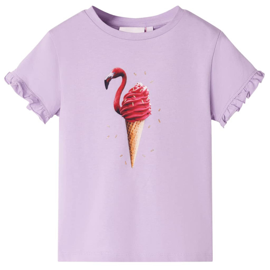 vidaXL Kindershirt 104 lila afbeelding 1