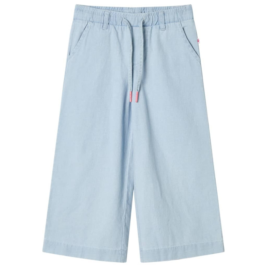 vidaXL Kinderbroek 116 zachtdenimblauw afbeelding 1