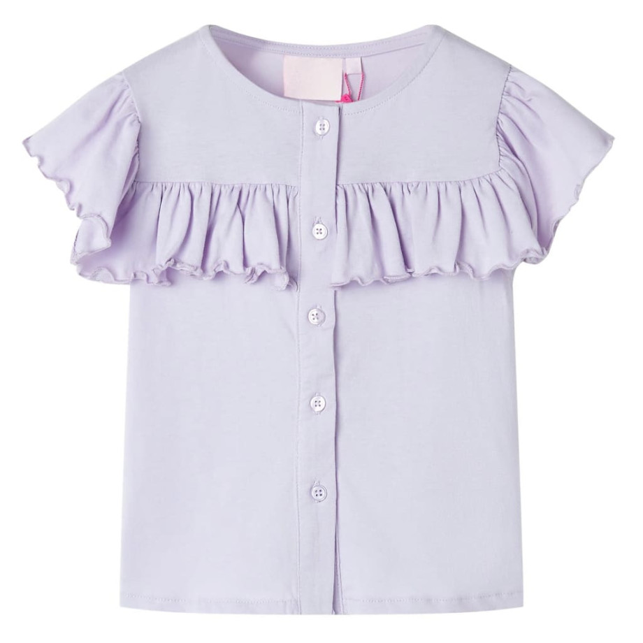 vidaXL Kindershirt 92 lila afbeelding 1