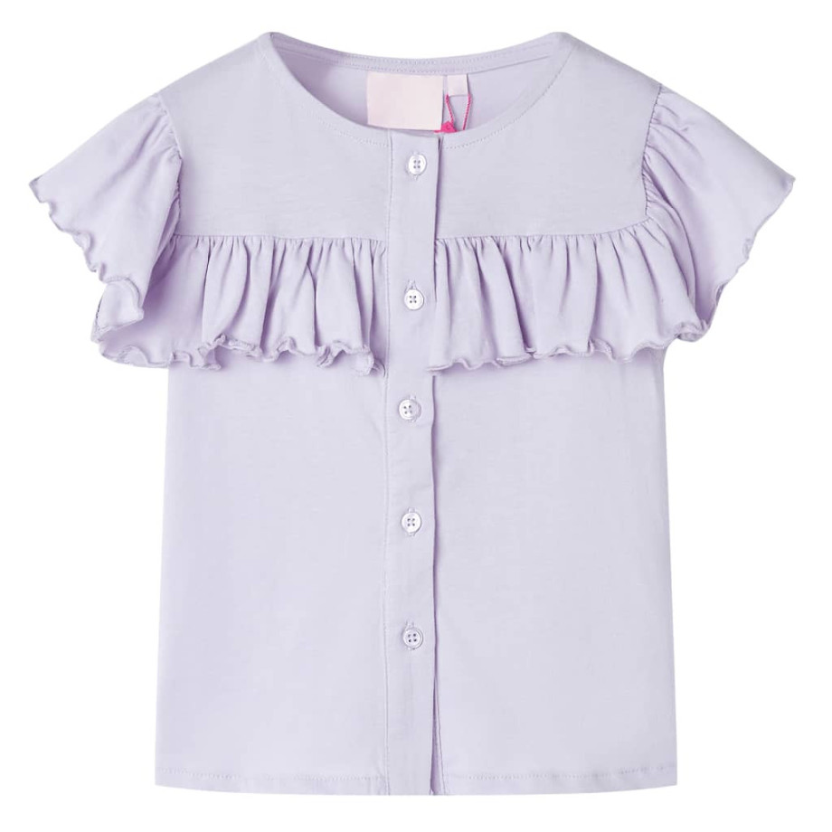 vidaXL Kindershirt 140 lila afbeelding 1