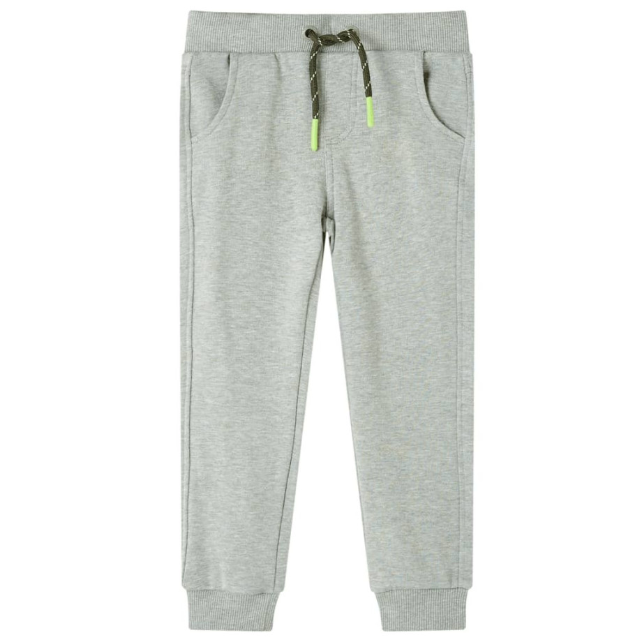 vidaXL Kinderjoggingbroek 104 lichtkaki afbeelding 1