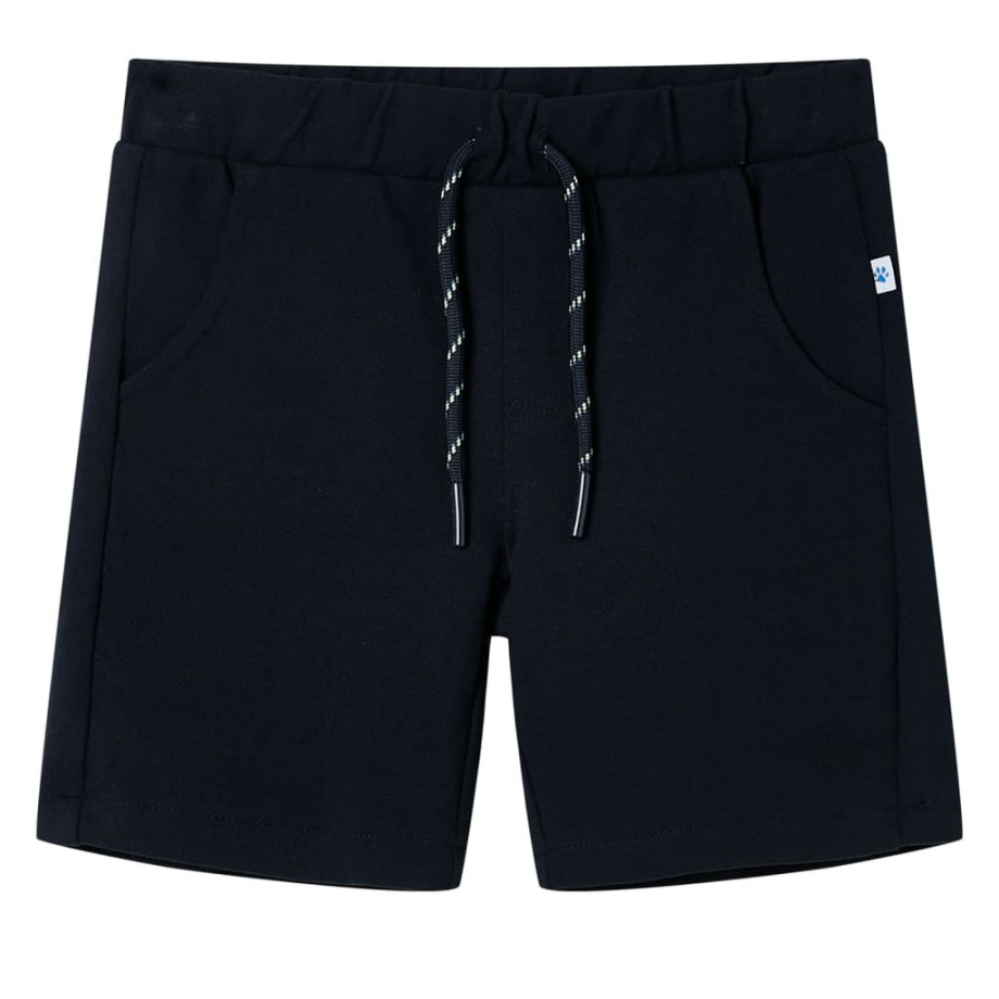 vidaXL Kindershorts met trekkoord 92 marineblauw afbeelding 1