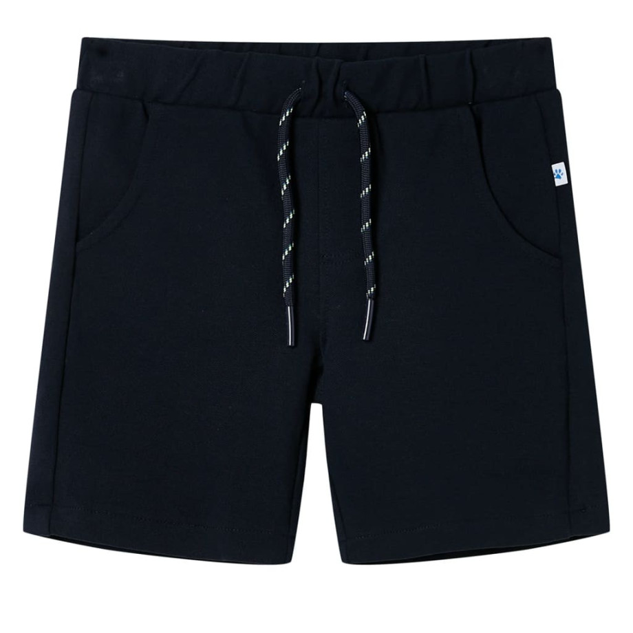 vidaXL Kindershorts met trekkoord 140 marineblauw afbeelding 1