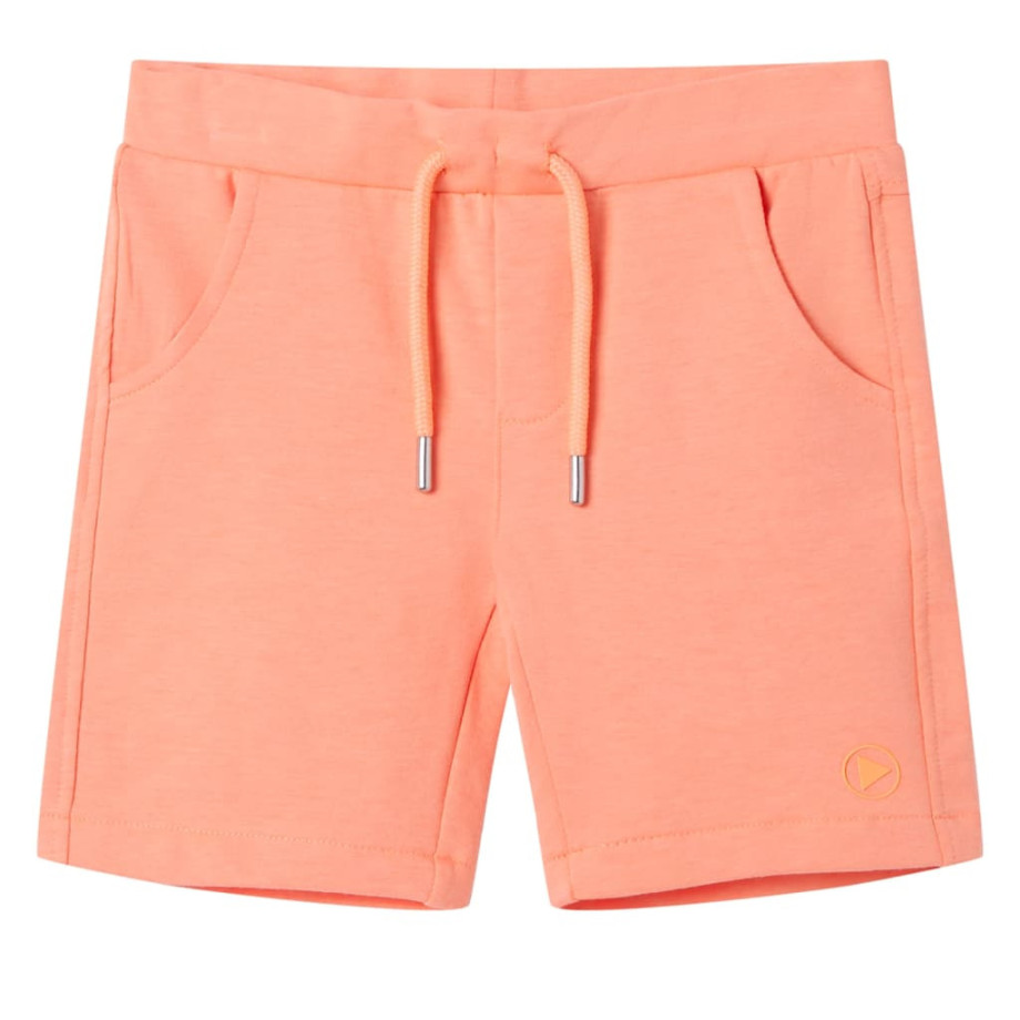 vidaXL Kindershorts met trekkoord 104 neonoranje afbeelding 1