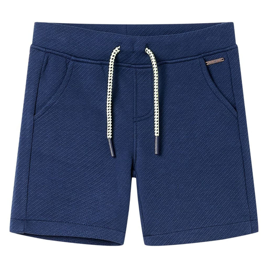 vidaXL Kindershorts met trekkoord 104 donkerblauw afbeelding 1