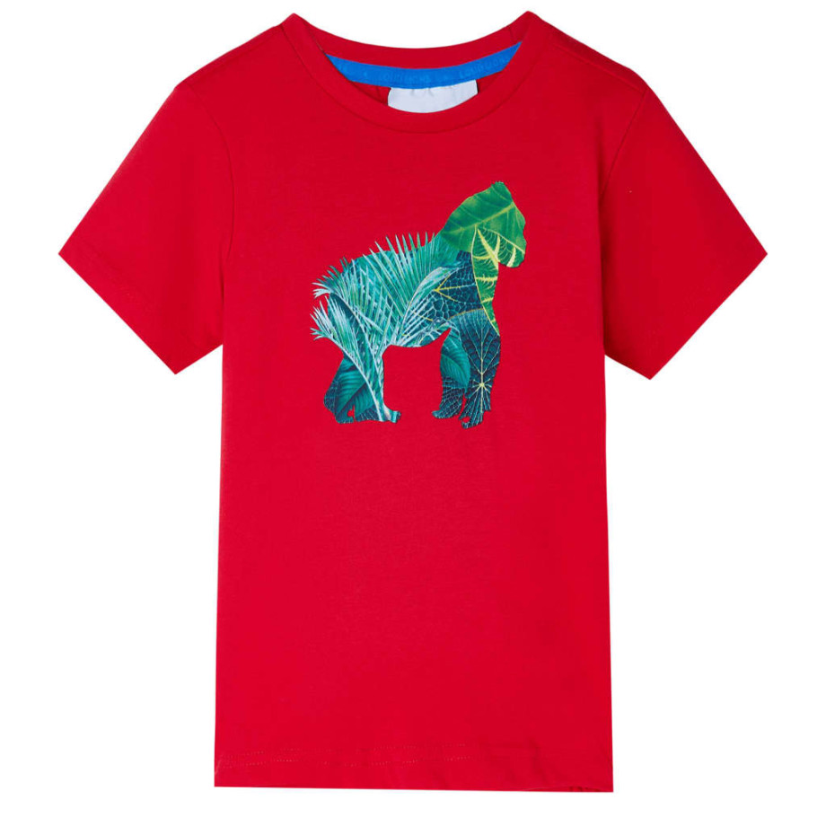 vidaXL Kindershirt 92 rood afbeelding 1