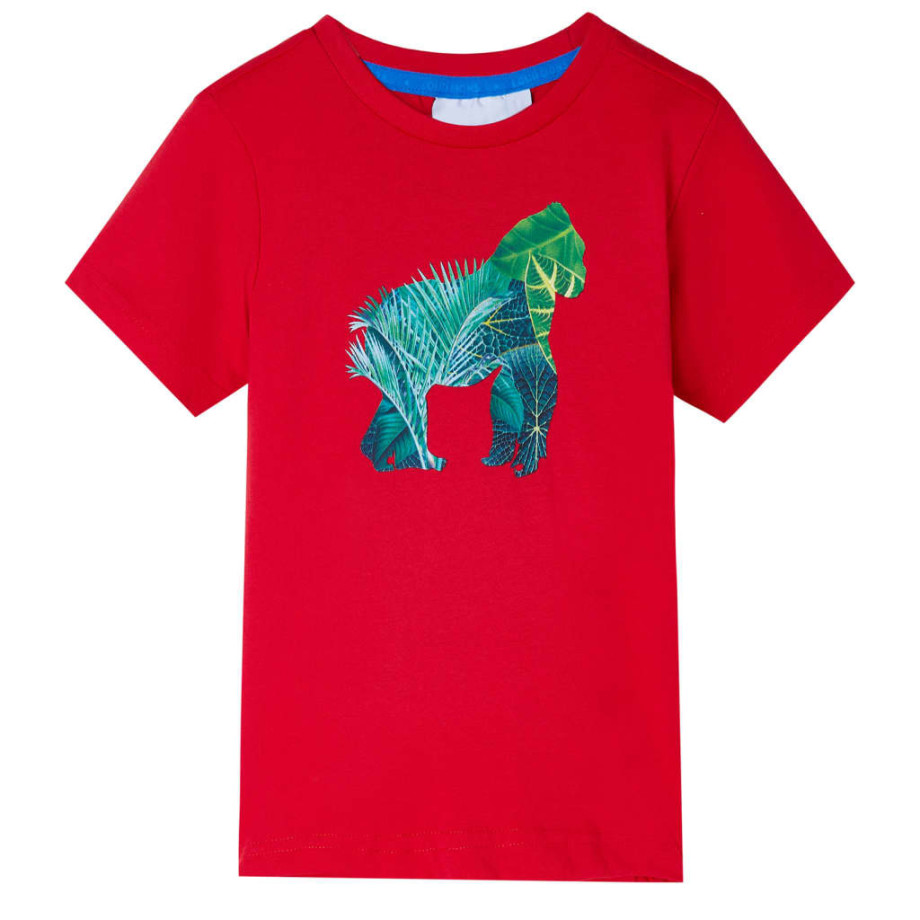 vidaXL Kindershirt 128 rood afbeelding 1