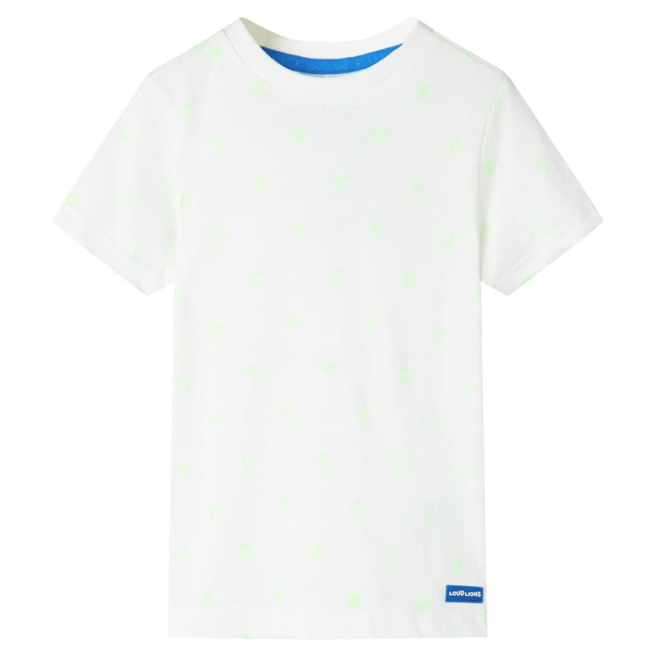 vidaXL Kindershirt 104 ecru afbeelding 1