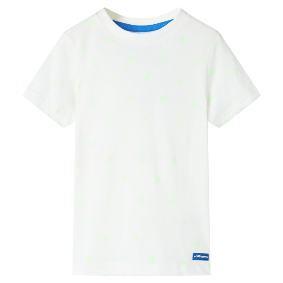 vidaXL Kindershirt 116 ecru afbeelding 1