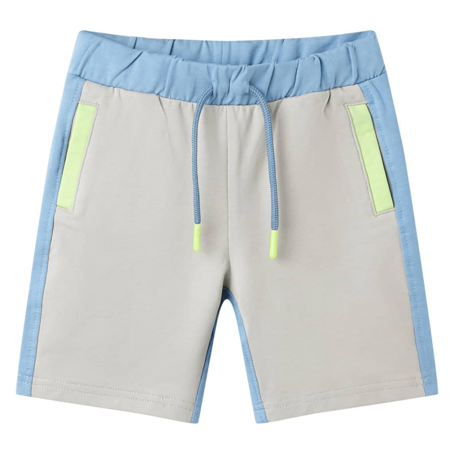 vidaXL Kindershort met trekkoord 116 blauw afbeelding 1