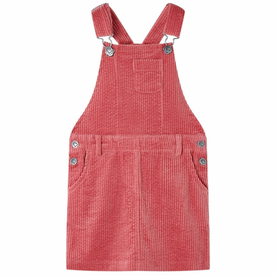 vidaXL Kindertuinjurk 92 ribfluweel roze vidaXL Kindertuinjurk 92 ribfluweel roze afbeelding 1