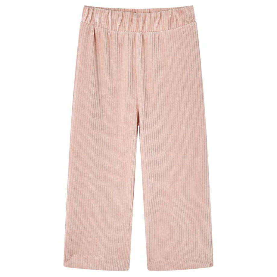 vidaXL Kinderbroek 128 ribfluweel Lichtroze vidaXL Kinderbroek 128 ribfluweel Lichtroze afbeelding 1
