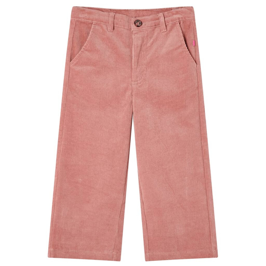 vidaXL Kinderbroek 140 ribfluweel oudroze vidaXL Kinderbroek 140 ribfluweel oudroze afbeelding 1