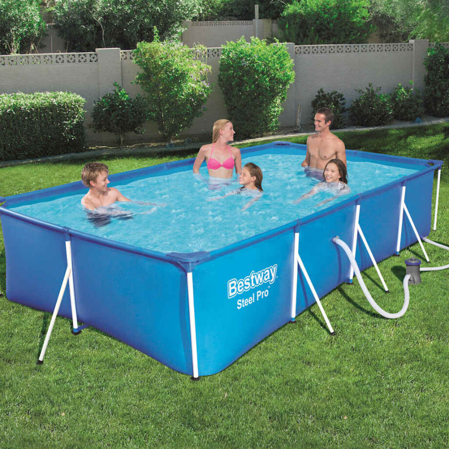 Bestway Steel Pro Zwembadset rechthoekig 400x211x81 cm 56424 afbeelding 