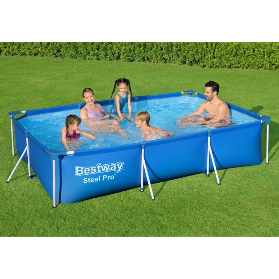 Bestway Steel Pro Zwembad 300x201x66 cm Bestway Steel Pro Zwembad 300x201x66 cm afbeelding 1