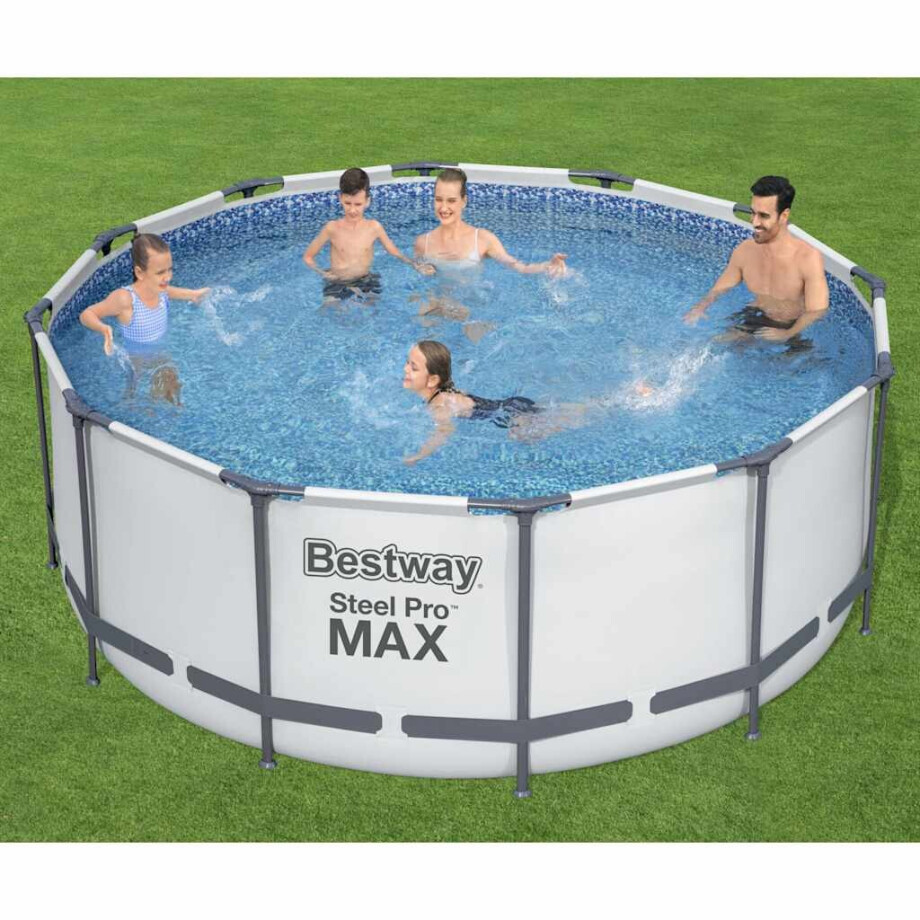 Bestway Steel Pro MAX Zwembadset rond 366x122 cm Bestway Steel Pro MAX Zwembadset rond 366x122 cm afbeelding 1