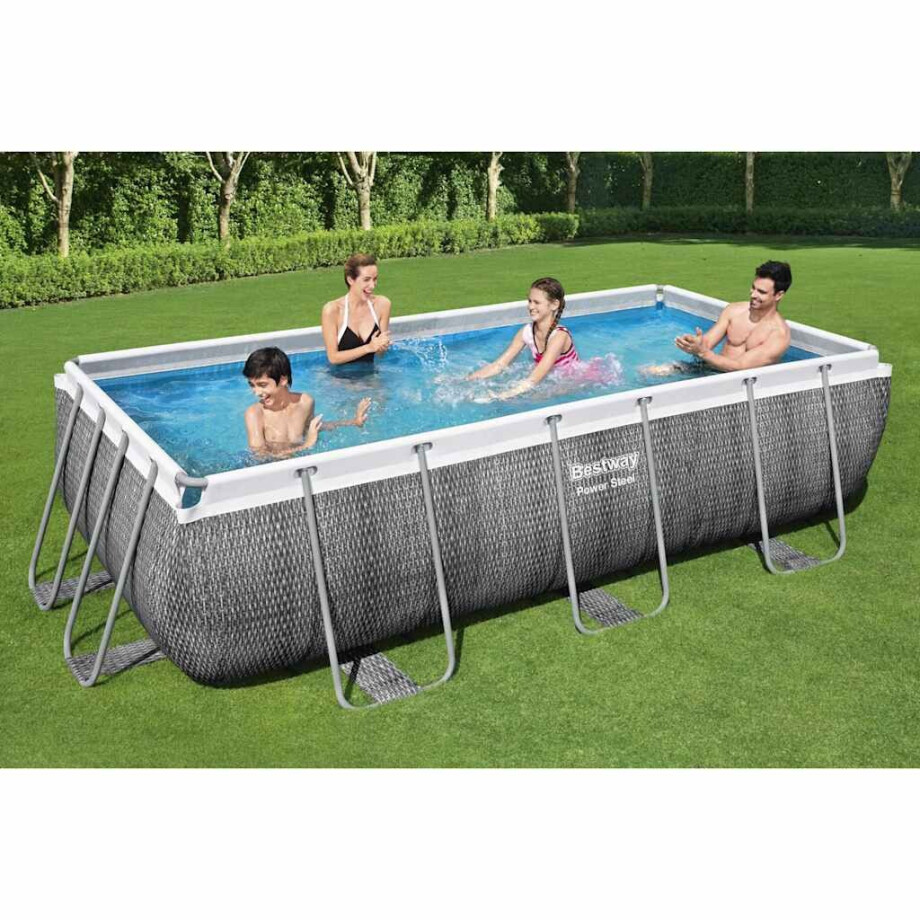 Bestway Power Steel Zwembadset 404x201x100 cm afbeelding 
