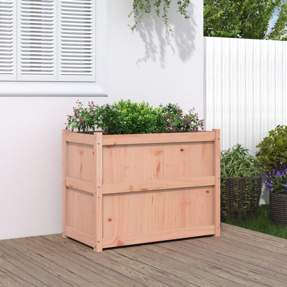 vidaXL Plantenbak 90x50x70 cm massief douglashout afbeelding 1