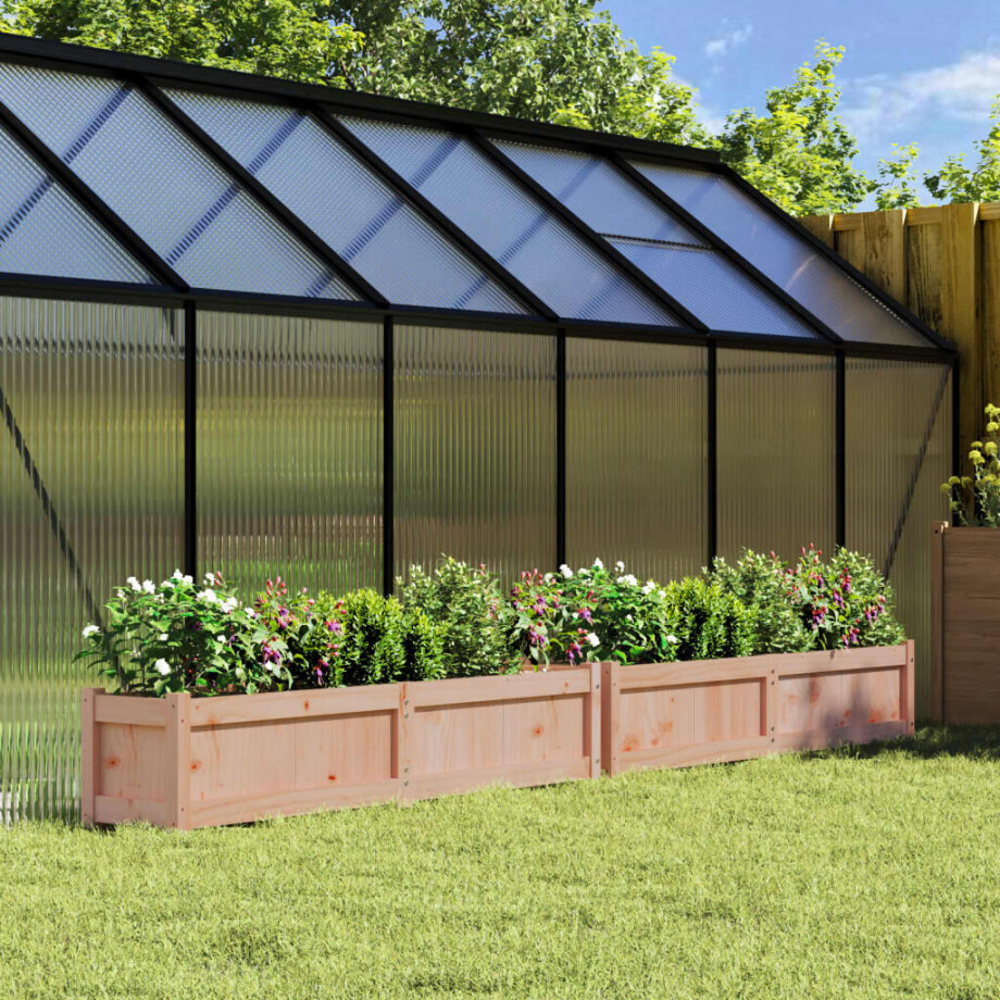 vidaXL Plantenbakken 2 st massief douglashout afbeelding 1