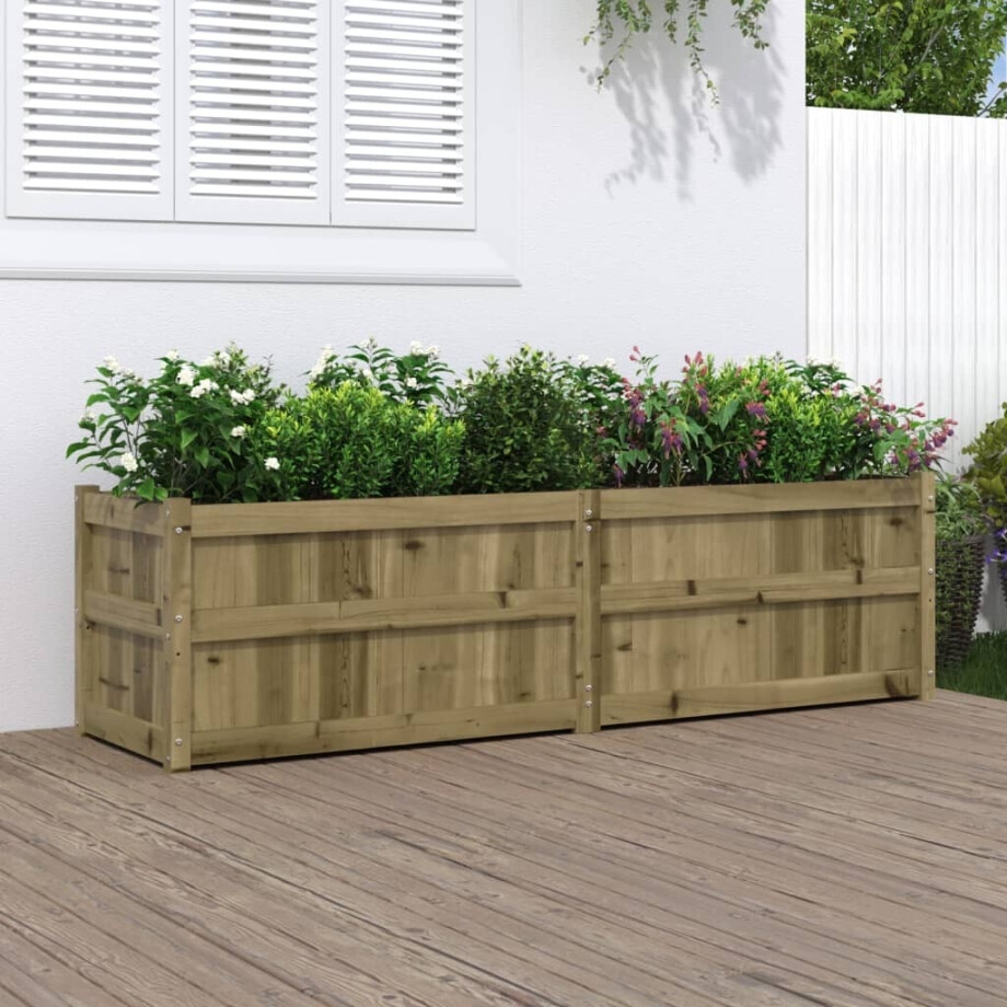 vidaXL Plantenbak 180x50x50 cm geïmpregneerd grenenhout vidaXL Plantenbak 180x50x50 cm geïmpregneerd grenenhout afbeelding 1