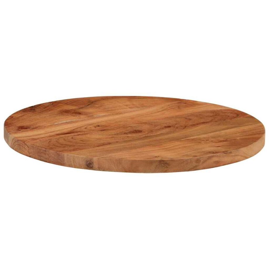 vidaXL Tafelblad rond Ø40x2,5 cm massief acaciahout afbeelding 1