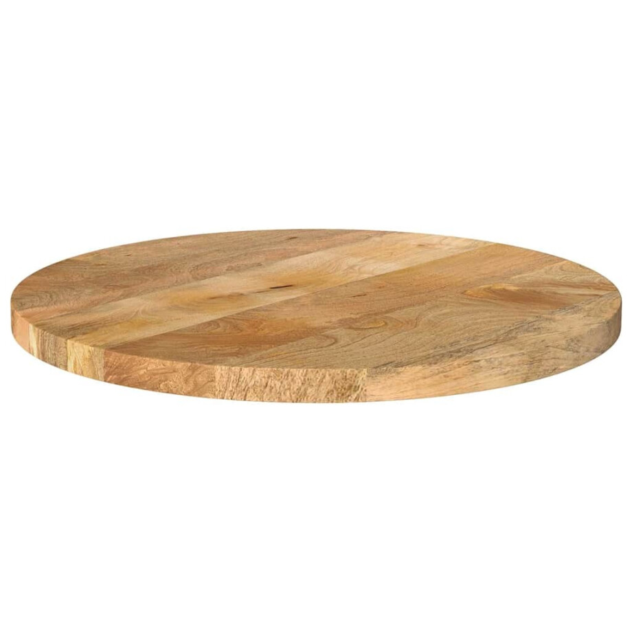 vidaXL Tafelblad rond Ø 40x2,5 cm massief ruw mangohout afbeelding 1