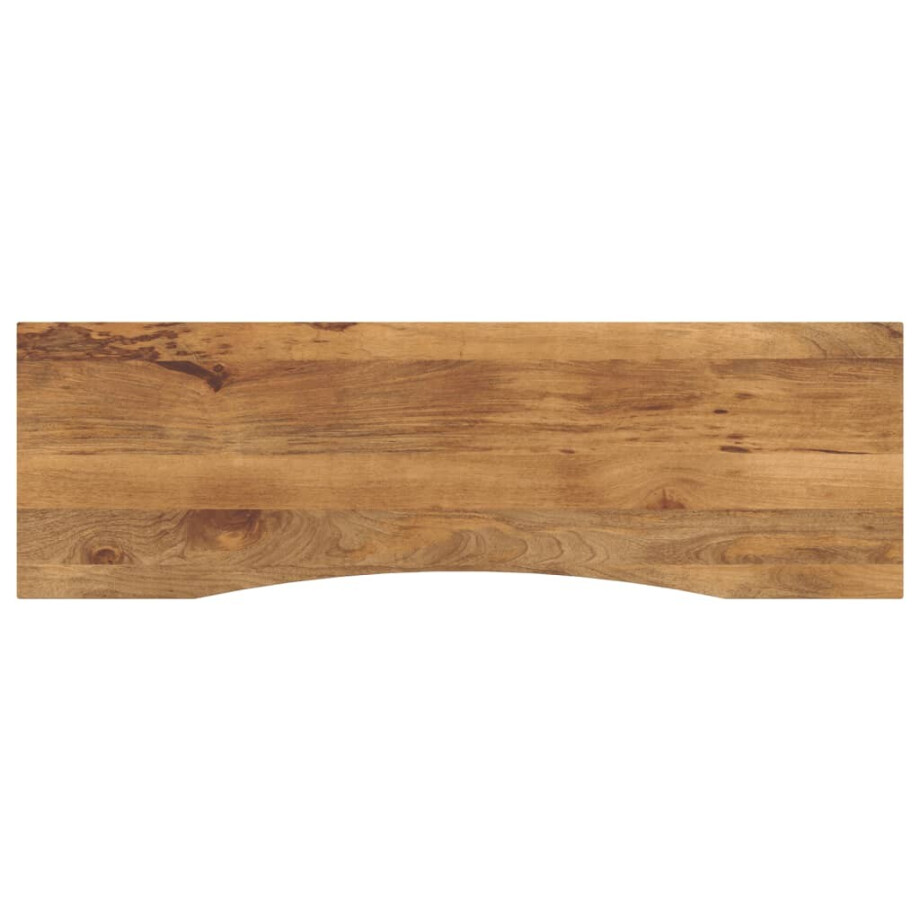 vidaXL Bureaublad met ronding 160x50x2,5 cm massief ruw mangohout vidaXL Bureaublad met ronding 160x50x2,5 cm massief ruw mangohout afbeelding 1