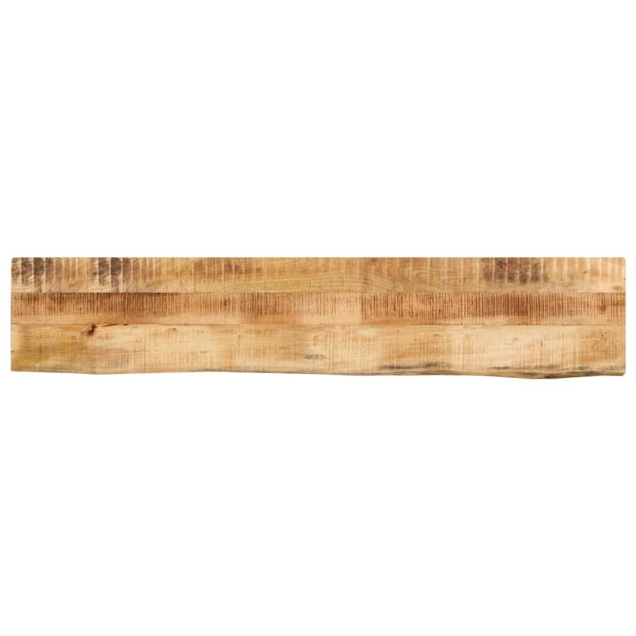 vidaXL Tafelblad met natuurlijke rand 180x20x2,5 cm massief mangohout afbeelding 1