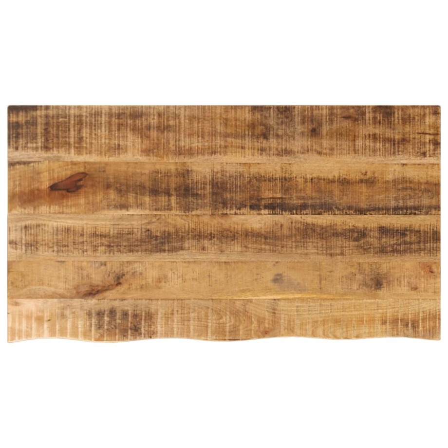 vidaXL Tafelblad met natuurlijke rand 110x60x2,5 cm massief mangohout afbeelding 1