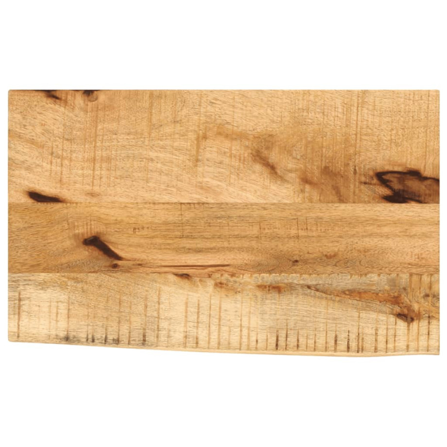 vidaXL Tafelblad met natuurlijke rand 50x30x3,8 cm massief mangohout afbeelding 1