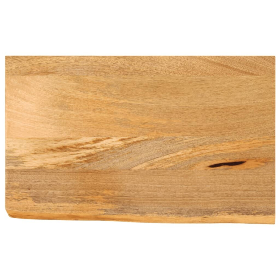 vidaXL Tafelblad met natuurlijke rand 40x30x2,5 cm massief mangohout afbeelding 1