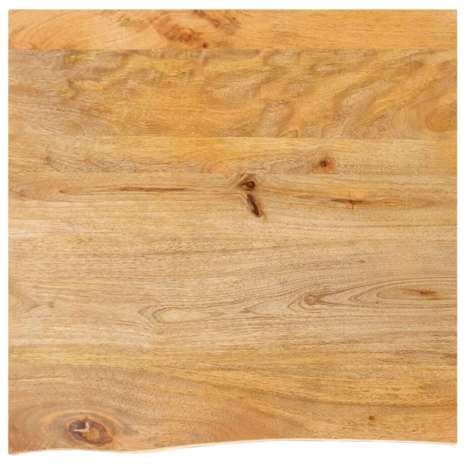 vidaXL Tafelblad met natuurlijke rand 80x80x3,8 cm massief mangohout vidaXL Tafelblad met natuurlijke rand 80x80x3,8 cm massief mangohout afbeelding 1