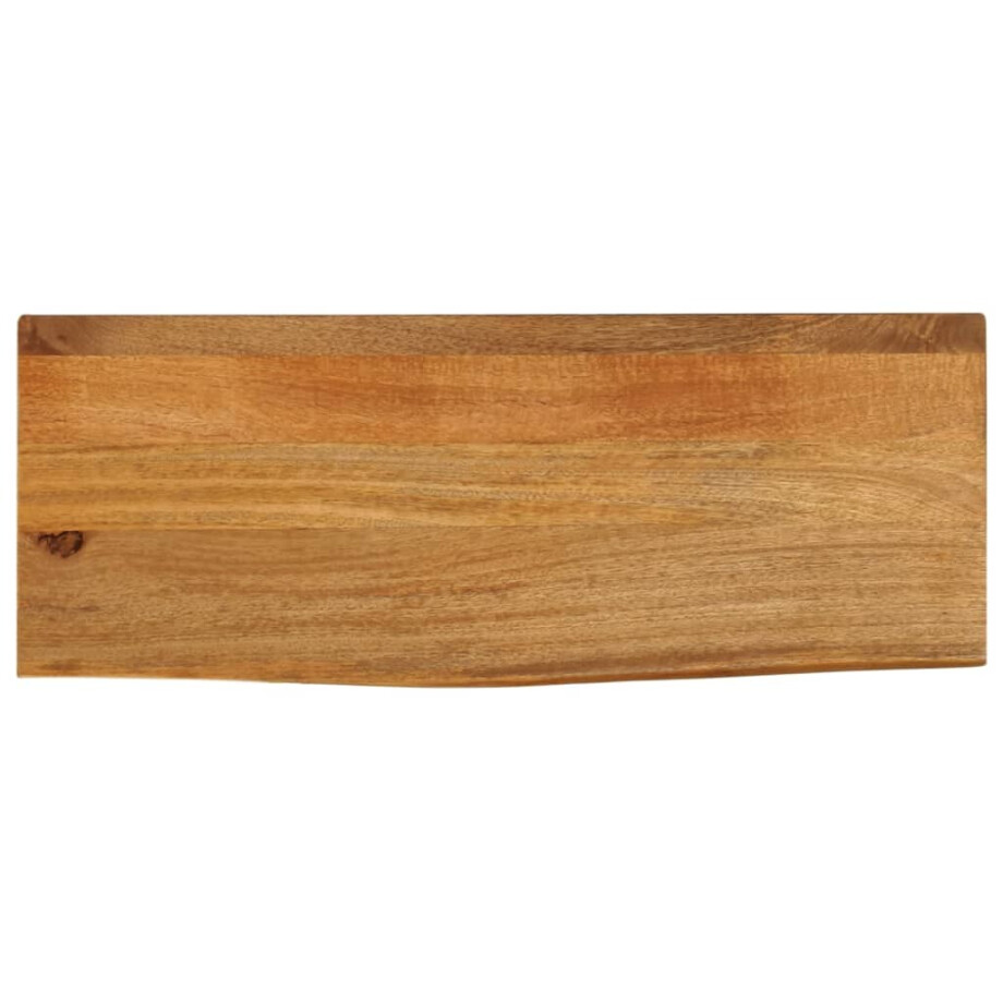 vidaXL Tafelblad met natuurlijke rand 80x30x2,5 cm massief mangohout vidaXL Tafelblad met natuurlijke rand 80x30x2,5 cm massief mangohout afbeelding 1