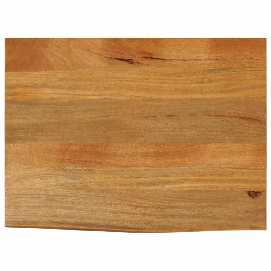 vidaXL Tafelblad met natuurlijke rand 80x60x2,5 cm massief mangohout vidaXL Tafelblad met natuurlijke rand 80x60x2,5 cm massief mangohout afbeelding 1