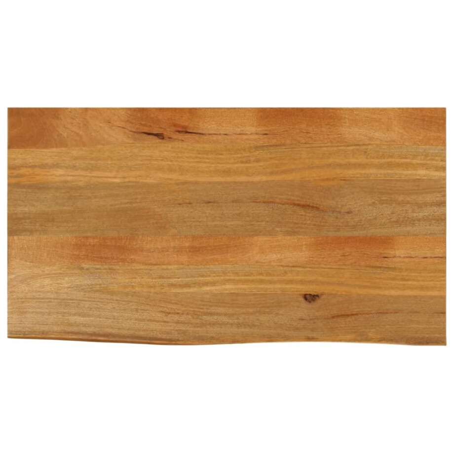 vidaXL Tafelblad met natuurlijke rand 120x60x2,5 cm massief mangohout afbeelding 1