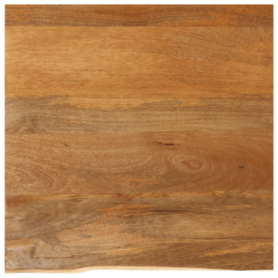 vidaXL Tafelblad met natuurlijke rand 40x40x3,8 cm massief mangohout afbeelding 1