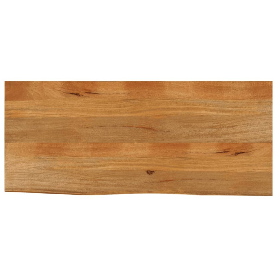 vidaXL Tafelblad met natuurlijke rand 140x60x3,8 cm massief mangohout afbeelding 1
