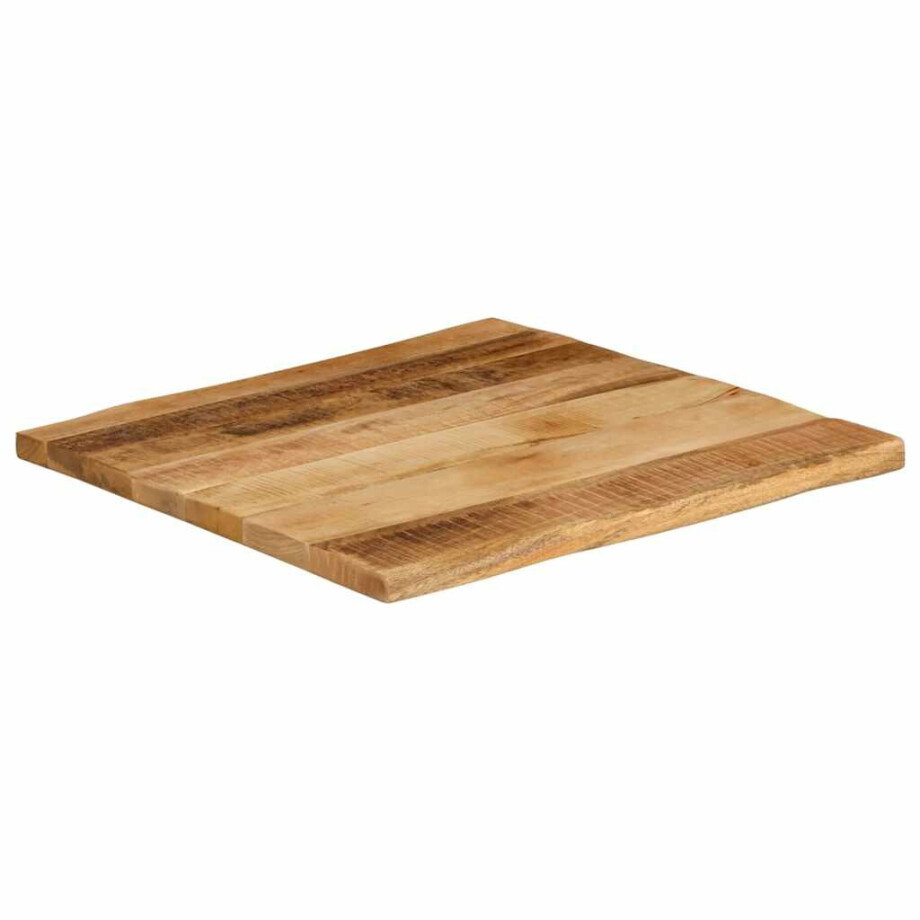 vidaXL Tafelblad met natuurlijke rand 40x40x2,5 cm massief mangohout afbeelding 1