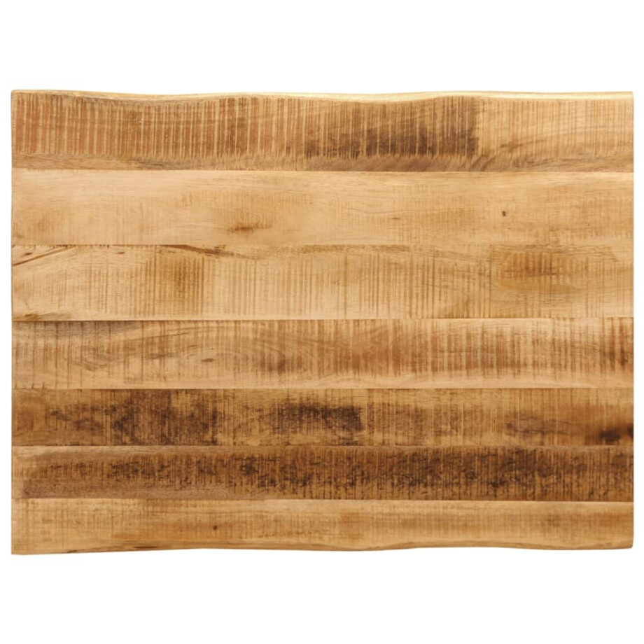 vidaXL Tafelblad met natuurlijke rand 80x60x3,8 cm massief mangohout vidaXL Tafelblad met natuurlijke rand 80x60x3,8 cm massief mangohout afbeelding 1