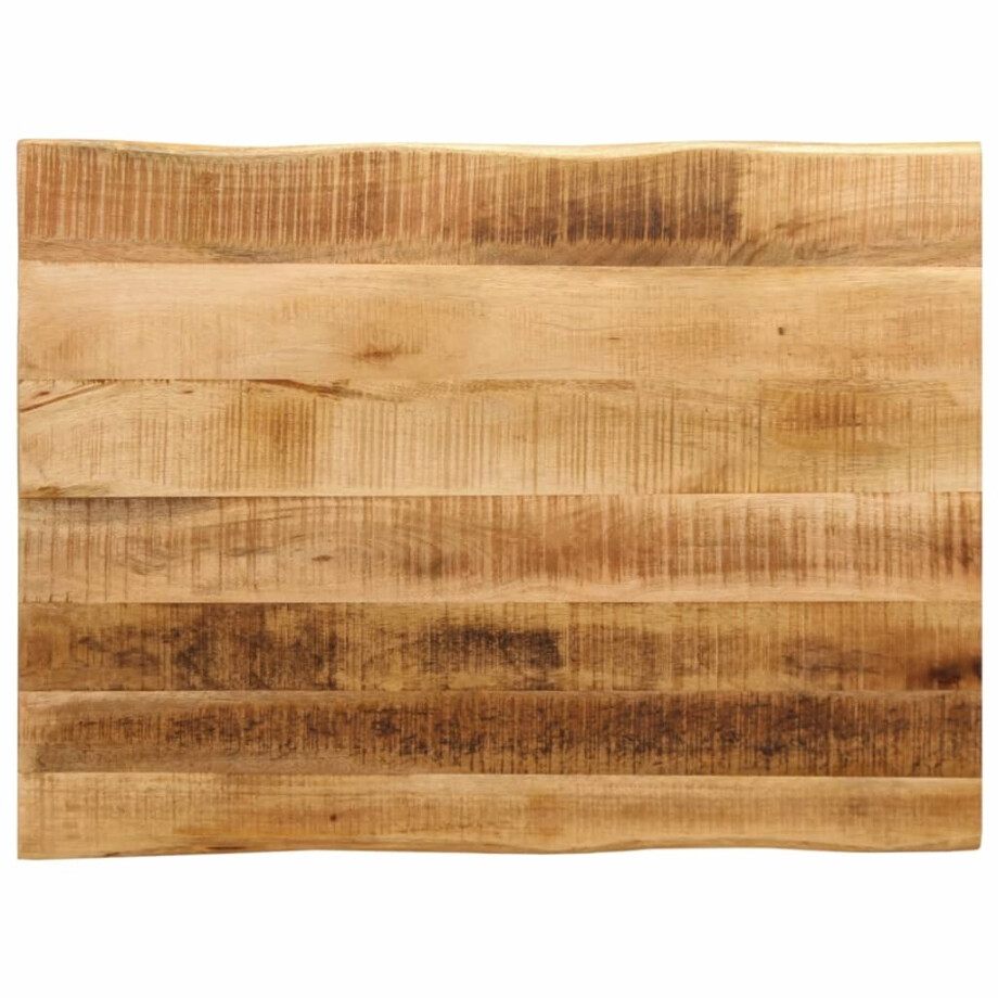vidaXL Tafelblad met natuurlijke rand 90x60x3,8 cm massief mangohout afbeelding 1