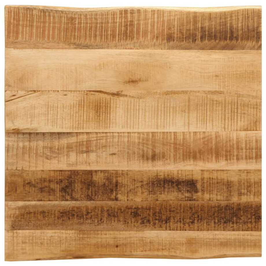 vidaXL Tafelblad met natuurlijke rand 80x80x3,8 cm massief mangohout vidaXL Tafelblad met natuurlijke rand 80x80x3,8 cm massief mangohout afbeelding 1