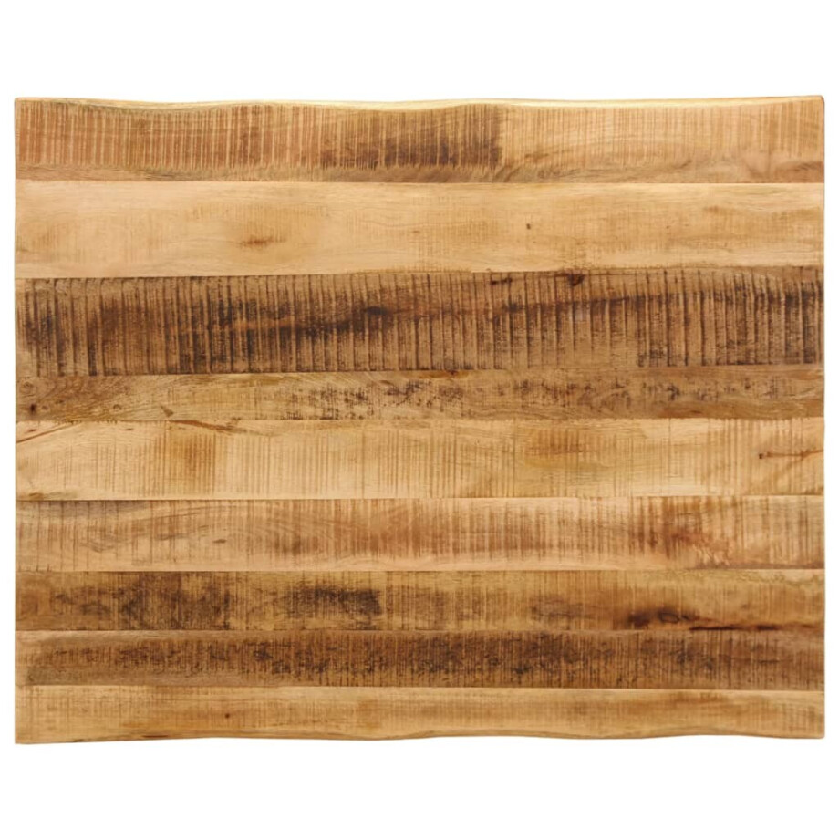 vidaXL Tafelblad met natuurlijke rand 90x80x3,8 cm massief mangohout vidaXL Tafelblad met natuurlijke rand 90x80x3,8 cm massief mangohout afbeelding 1