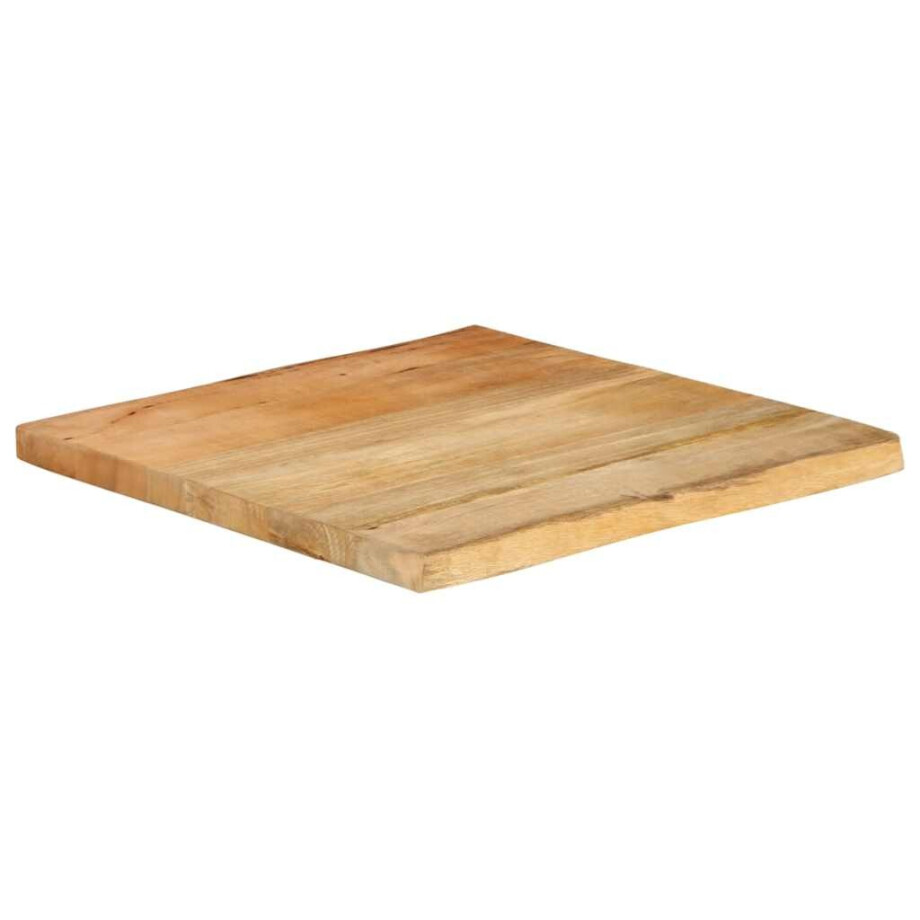 vidaXL Tafelblad met natuurlijke rand 40x40x2,5 cm massief mangohout vidaXL Tafelblad met natuurlijke rand 40x40x2,5 cm massief mangohout afbeelding 1
