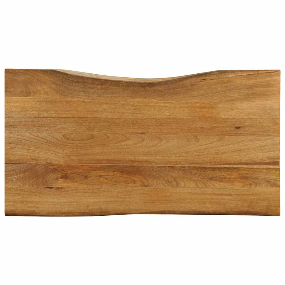 vidaXL Tafelblad met natuurlijke rand 110x60x2,5 cm massief mangohout afbeelding 1