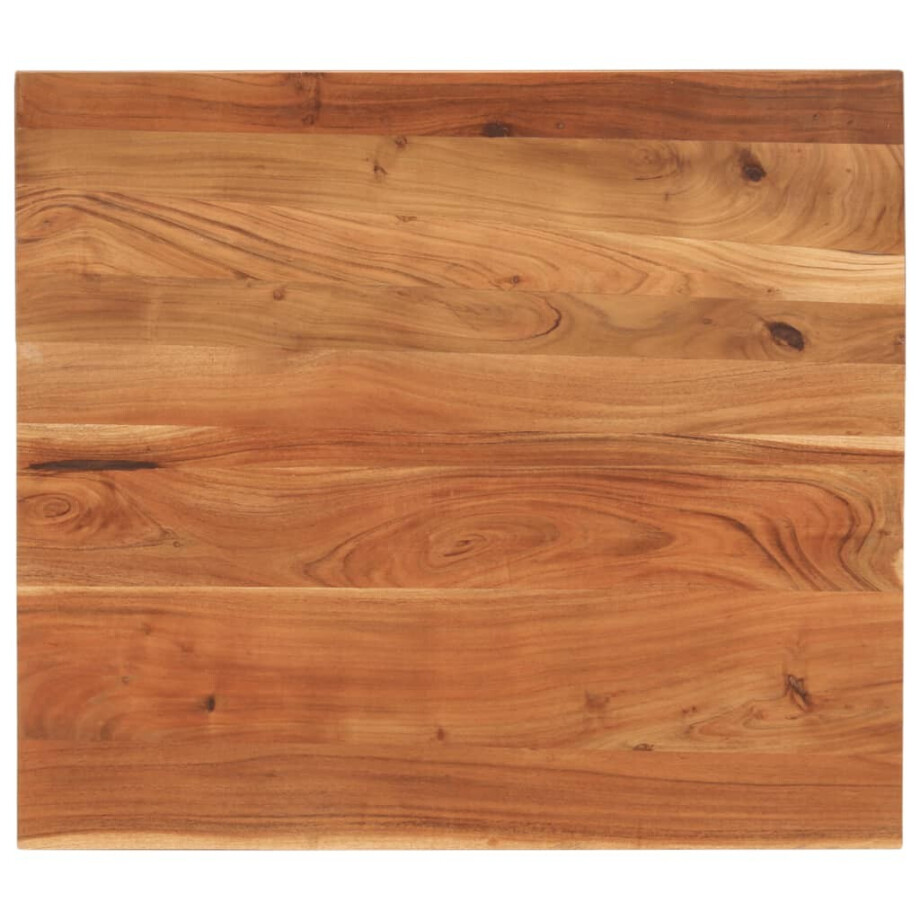 vidaXL Tafelblad rechthoekig 110x80x2,5 cm massief acaciahout afbeelding 1