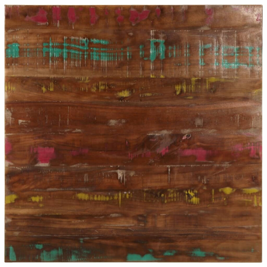 vidaXL Tafelblad vierkant 80x80x1,5 cm massief gerecycled hout afbeelding 1