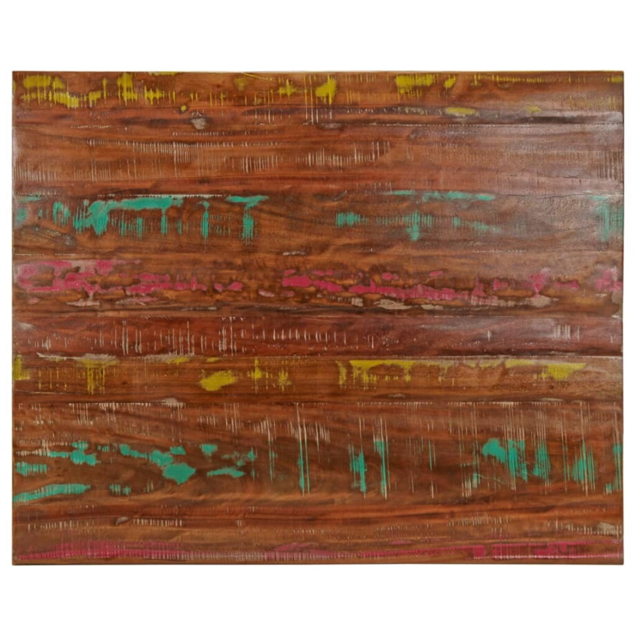 vidaXL Tafelblad rechthoekig 100x80x2,5 cm massief gerecycled hout vidaXL Tafelblad rechthoekig 100x80x2,5 cm massief gerecycled hout afbeelding 1