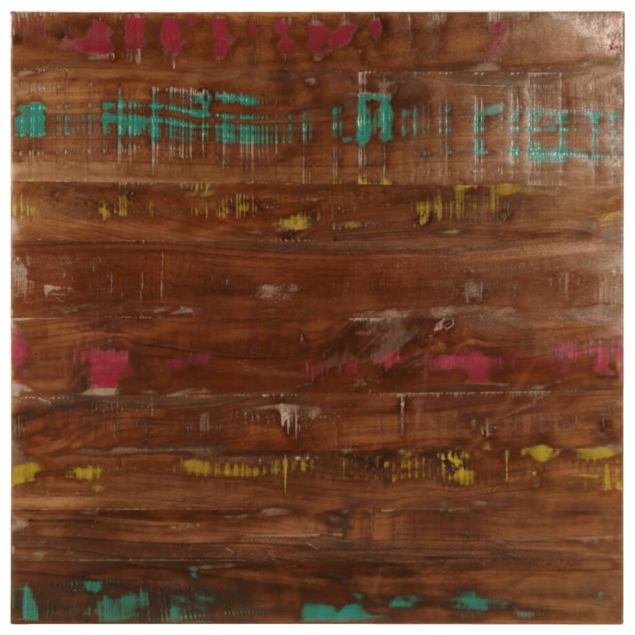 vidaXL Tafelblad vierkant 70x70x3,8 cm massief gerecycled hout afbeelding 1